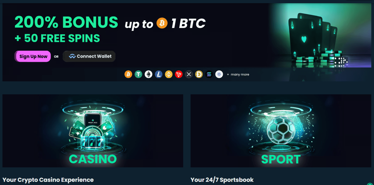 Preview of Crypto Casino promo #1