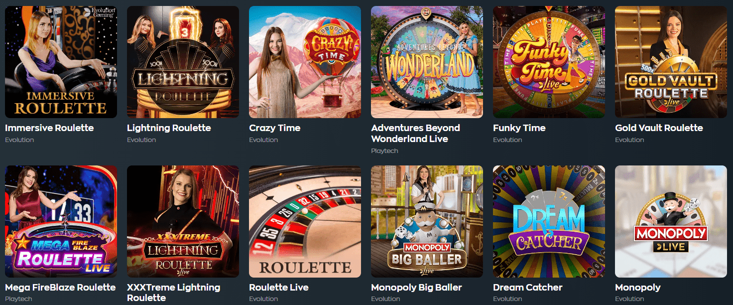 Preview of Crypto Casino live games