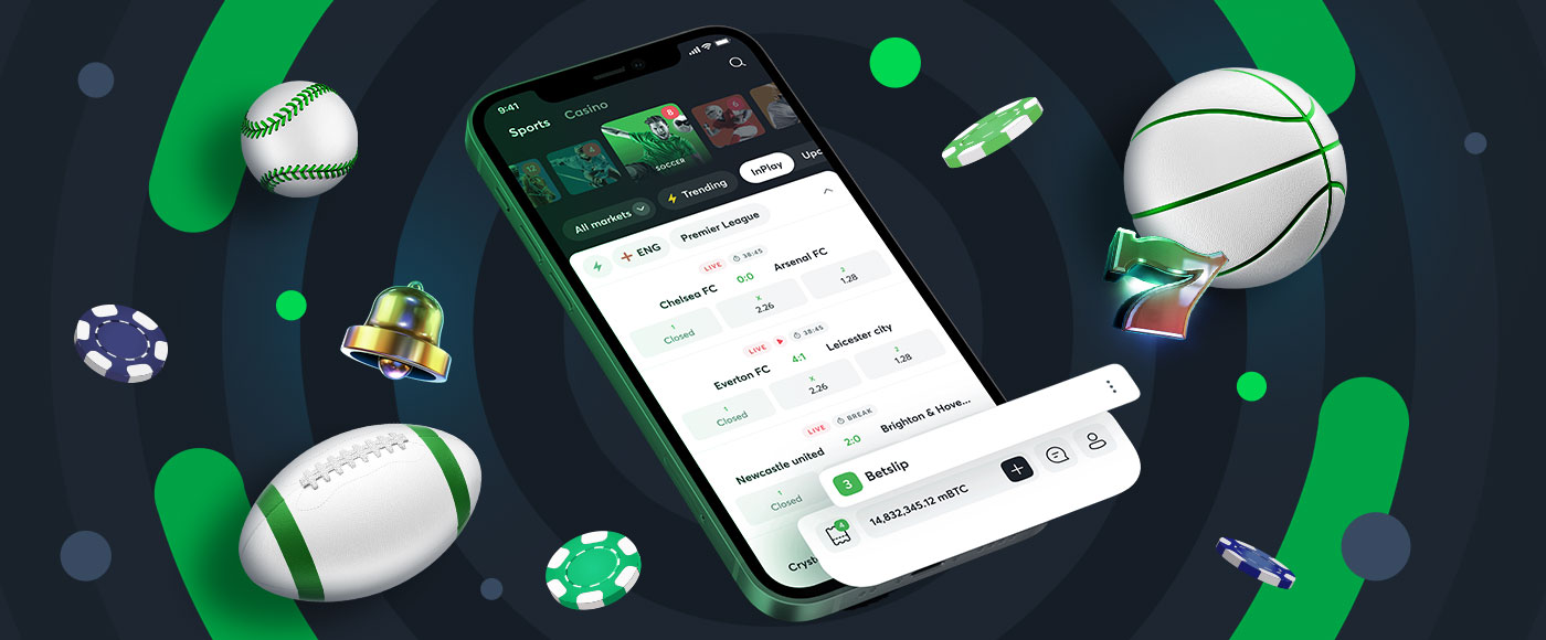 Preview of Crypto Casino app
