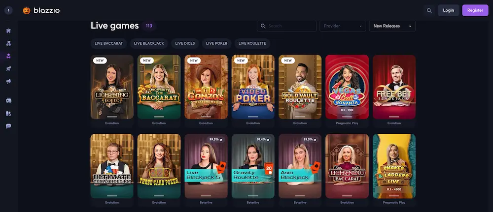 Review of Blazzio Casino