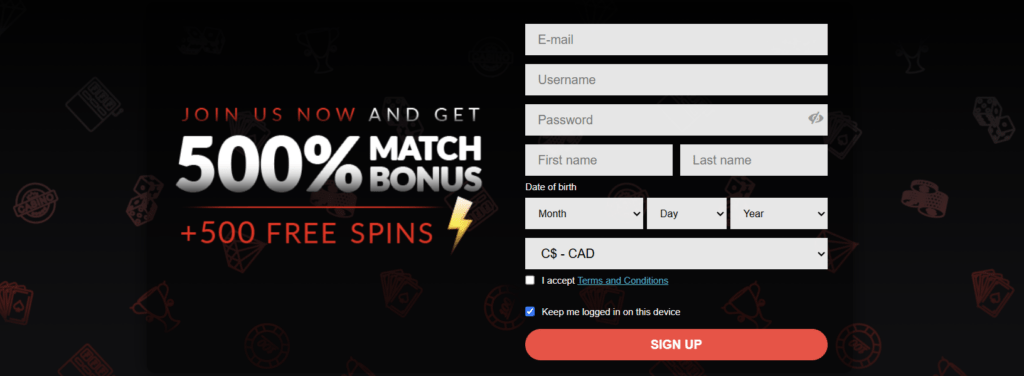 extreme casino signup