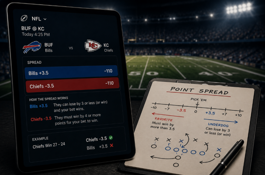 how to bet the spread